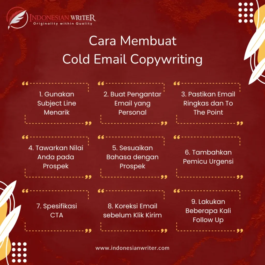 tips membuat cold email copywriting