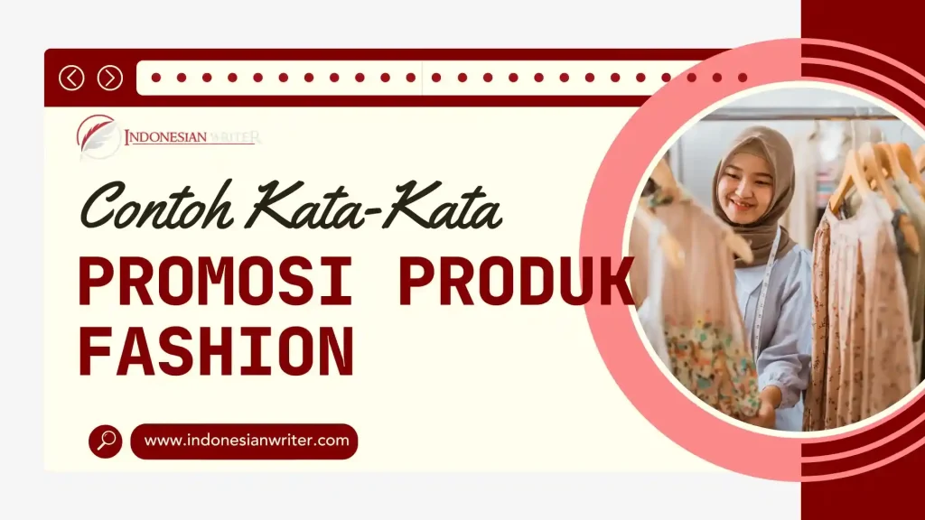 promosi produk fashion